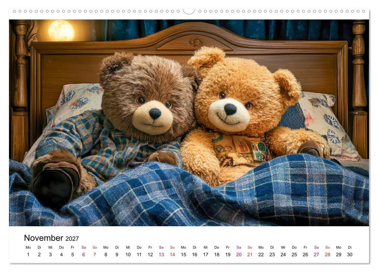 Bild: 9783516825657 | Teddys Welt - Bärenstark durchs Jahr (Wandkalender 2027 DIN A2...