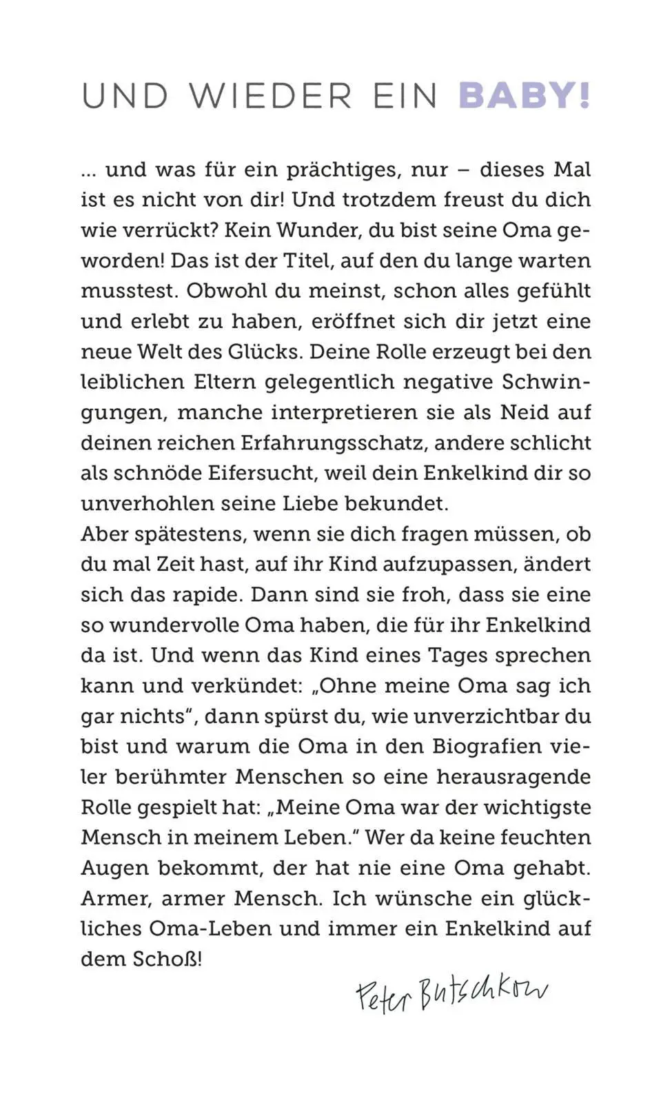 Bild: 9783830345657 | Überleben als Oma | Peter Butschkow | Buch | Überleben | 64 S. | 2025