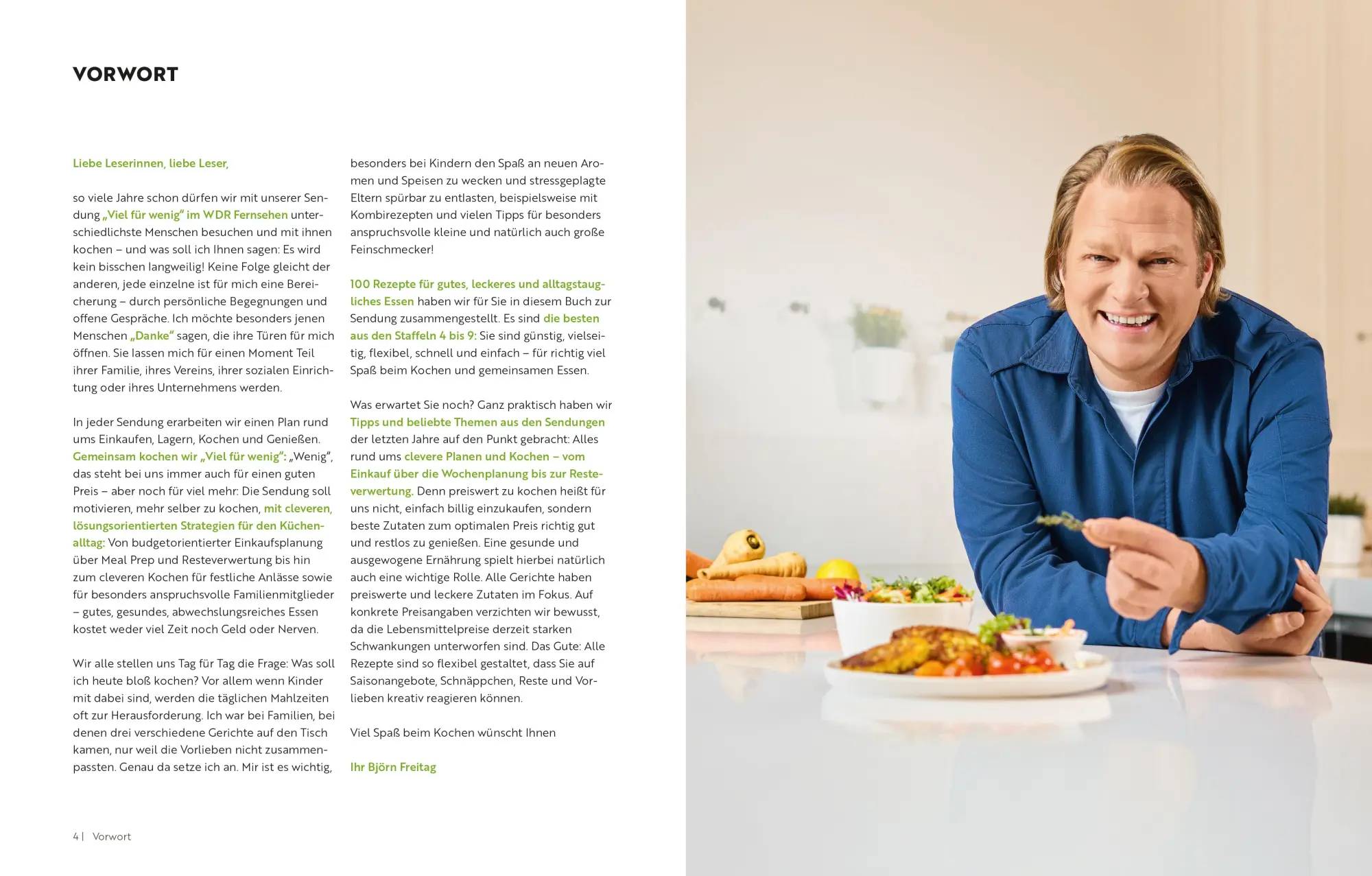 Bild: 9783965845657 | Viel für wenig - Einfach clever kochen | Björn Freitag | Buch | 208 S.