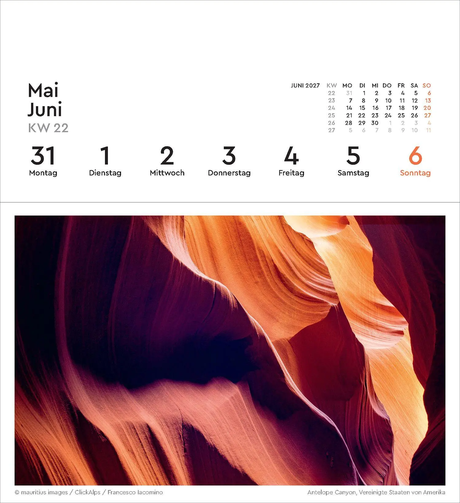 Bild: 9783965915657 | Farben der Erde - KUNTH Postkartenkalender 2027 | Kalender | 53 S.
