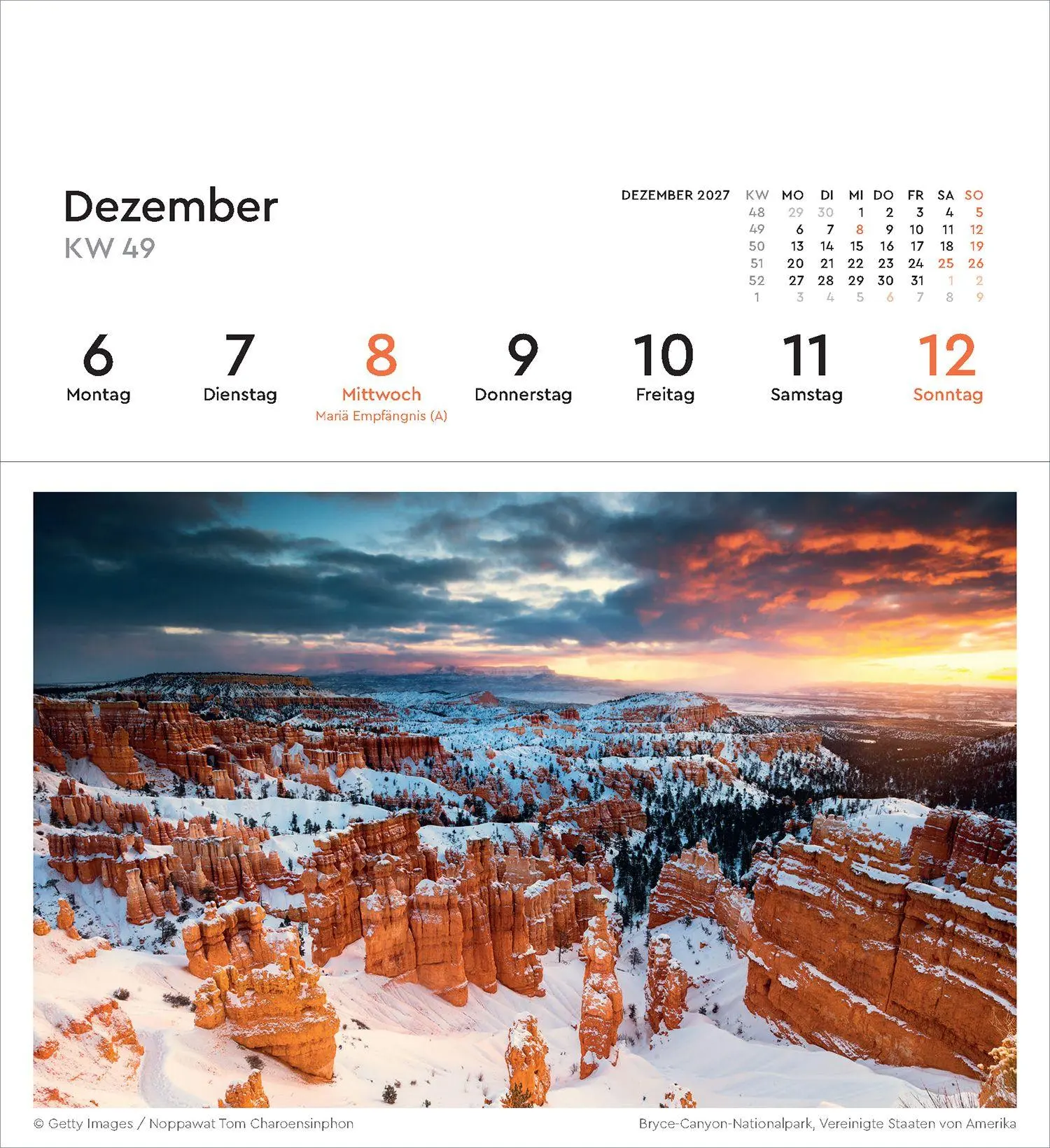 Bild: 9783965915657 | Farben der Erde - KUNTH Postkartenkalender 2027 | Kalender | 53 S.