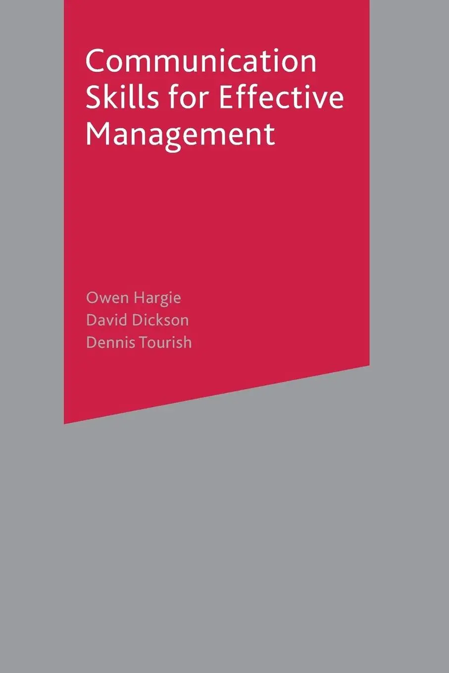 Cover: 9780333965757 | Communication Skills for Effective Management | Owen Hargie (u. a.)