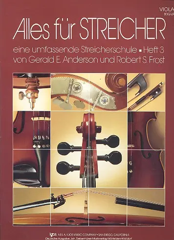 Cover: 9780849785757 | Alles für Streicher Band 3 für Streichorchester Viola | Anderson