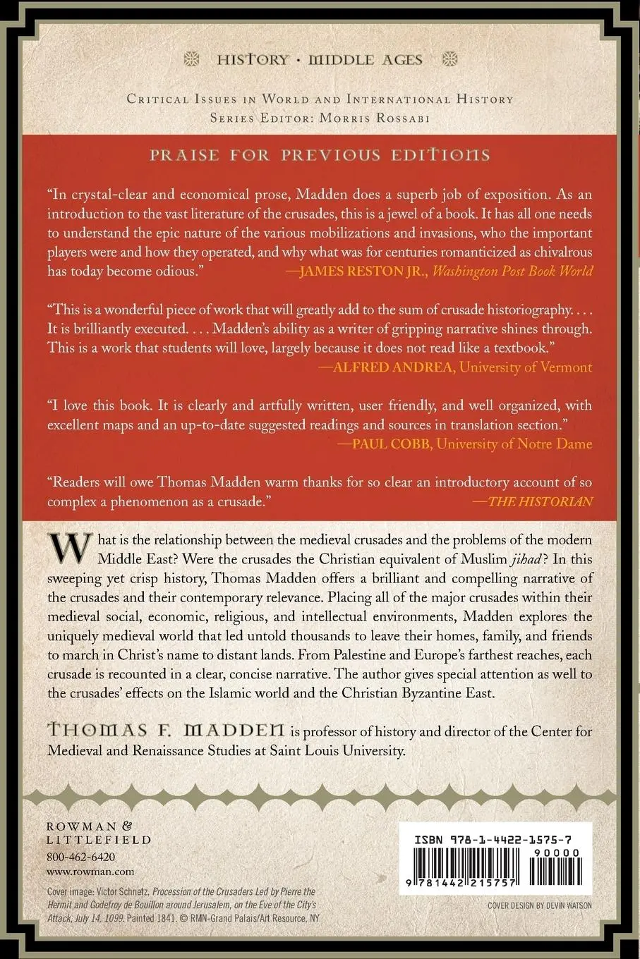 Rückseite: 9781442215757 | The Concise History of the Crusades | Thomas F. Madden | Taschenbuch