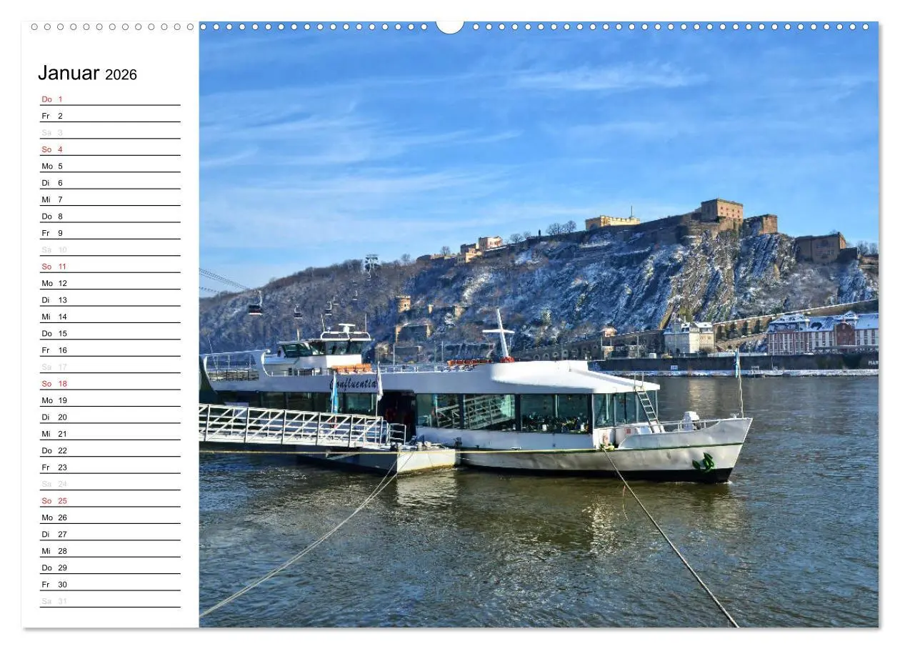 Bild: 9783516055757 | Der Koblenz Kalender (Wandkalender 2026 DIN A2 quer), CALVENDO...
