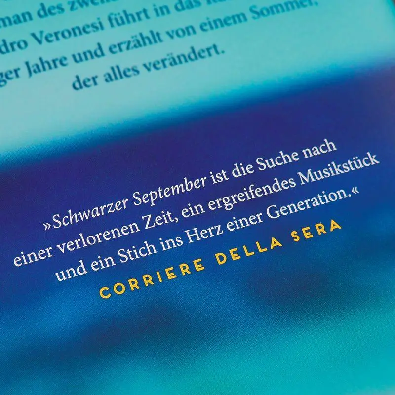 Bild: 9783552075757 | Schwarzer September | Roman | Sandro Veronesi | Buch | 288 S. | 2026