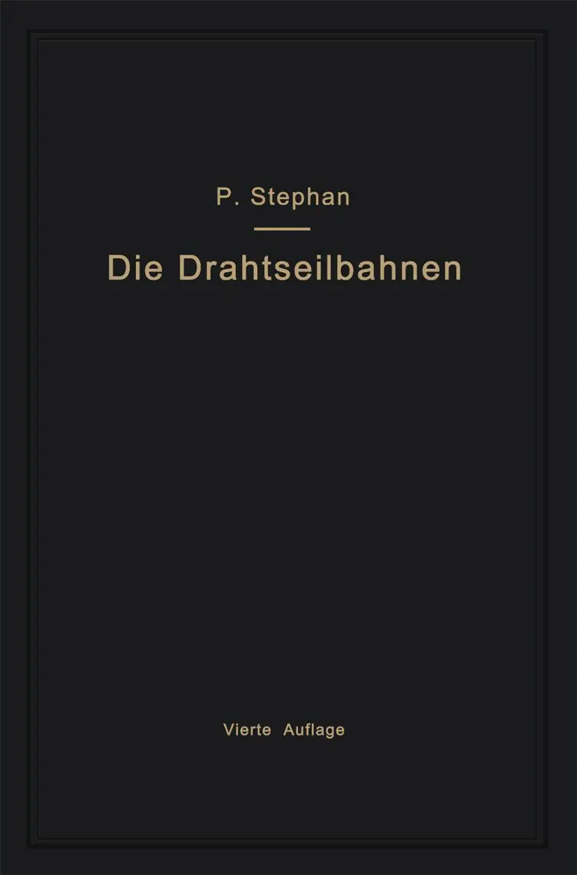 Cover: 9783662275757 | Die Drahtseilbahnen (Schwebebahnen) einschließlich der Kabelkrane...