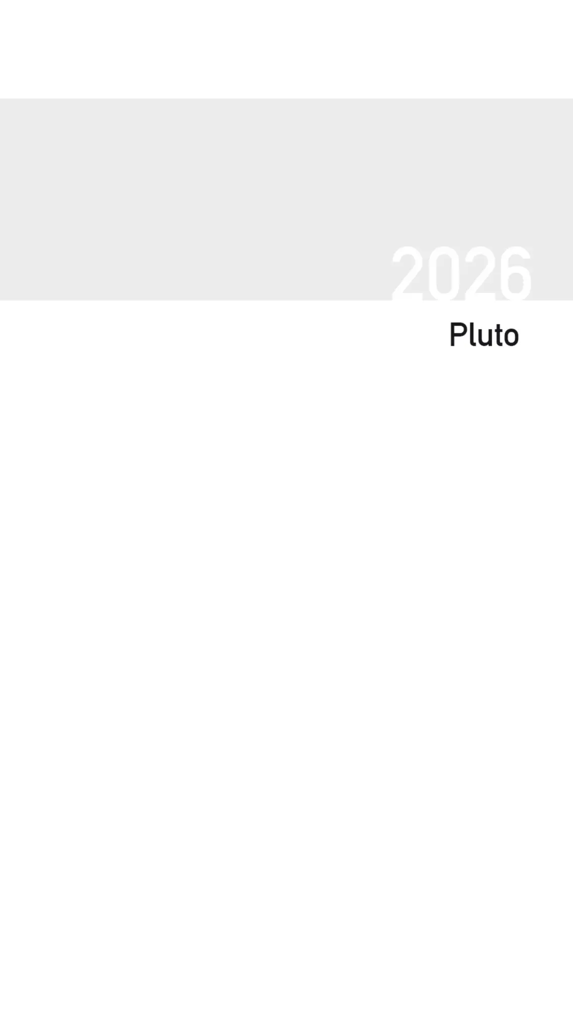 Cover: 9783731885757 | Taschenkalender Pluto geheftet Einlage 2026 | Verlag Korsch | Kalender