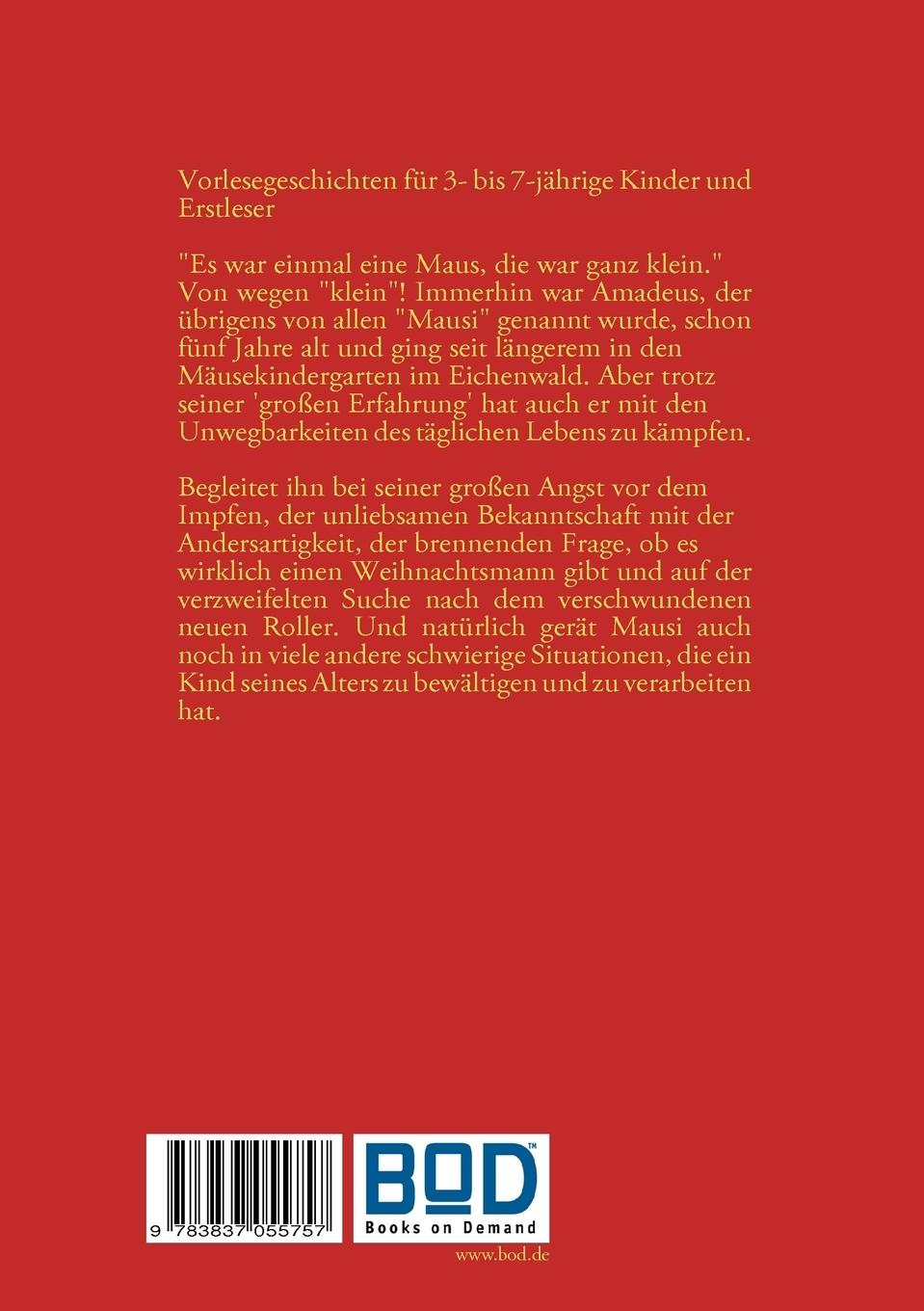 Rückseite: 9783837055757 | Mäusegeschichten | Sylvia Roßbach | Taschenbuch | 92 S. | Deutsch