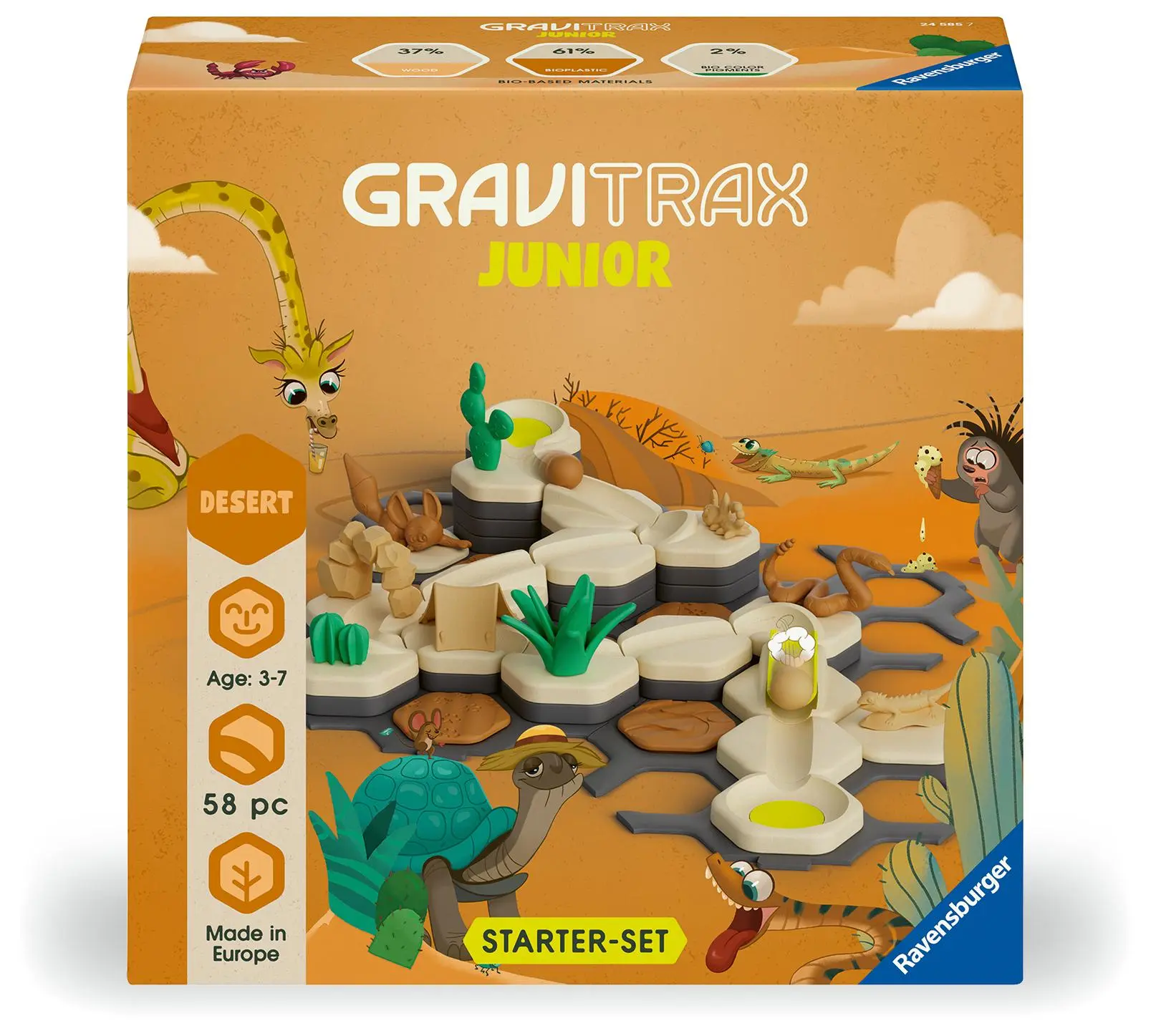 Cover: 4005556245857 | GraviTrax Junior - Starter-Set S Desert | Spiel | junior | 24585