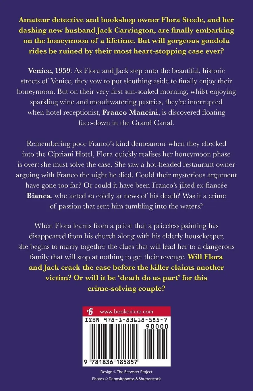 Rückseite: 9781836185857 | The Venice Murders | An utterly unputdownable cozy mystery novel