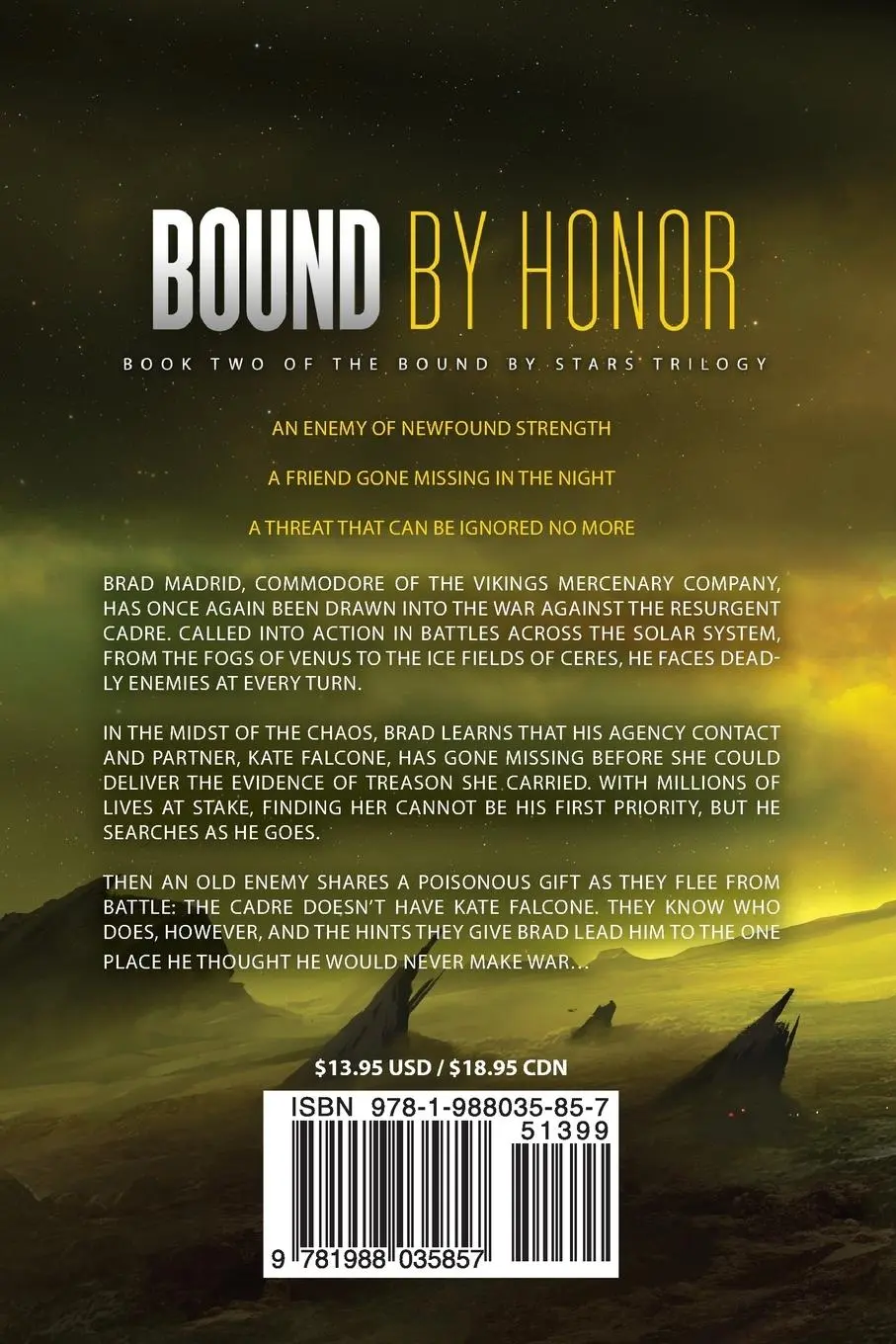Rückseite: 9781988035857 | Bound by Honor | Glynn Stewart (u. a.) | Taschenbuch | Englisch | 2018