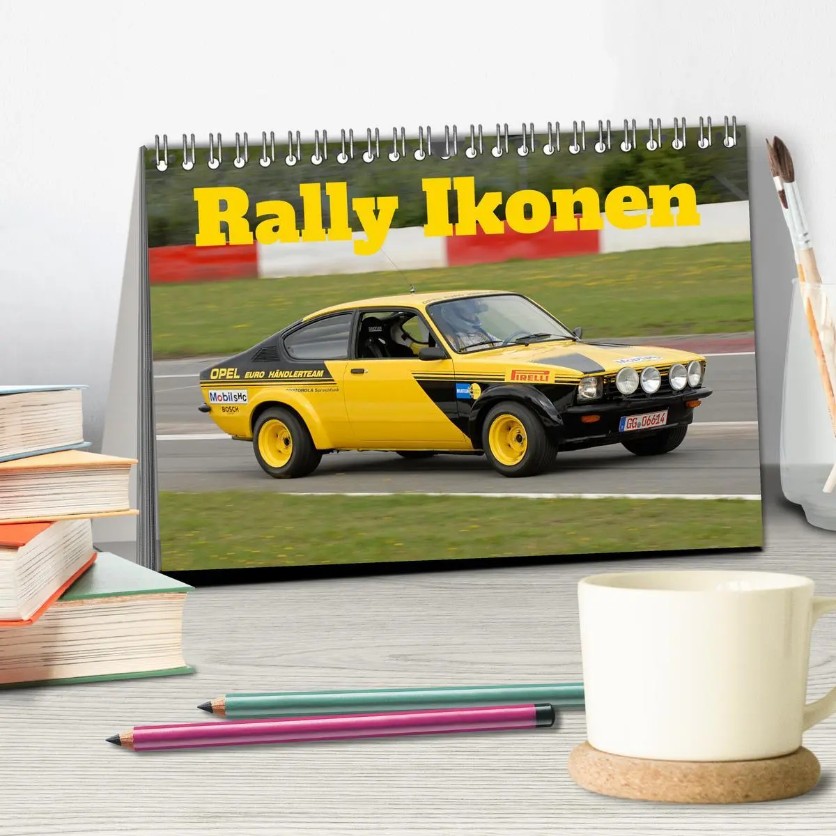 Bild: 9783457335857 | Rally Ikonen (Tischkalender 2026 DIN A5 quer), CALVENDO Monatskalender