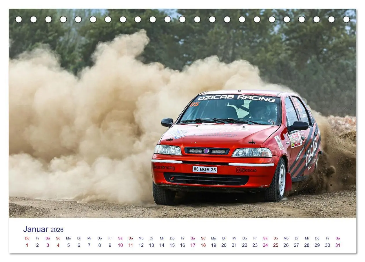 Bild: 9783457335857 | Rally Ikonen (Tischkalender 2026 DIN A5 quer), CALVENDO Monatskalender