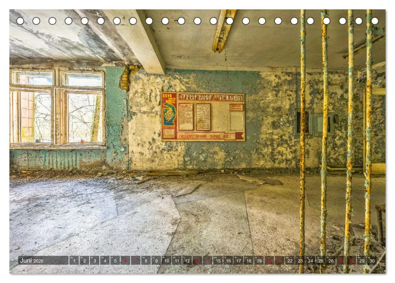 Bild: 9783457715857 | Tschernobyl - Die Sperrzone um das Atomkraftwerk (Tischkalender...