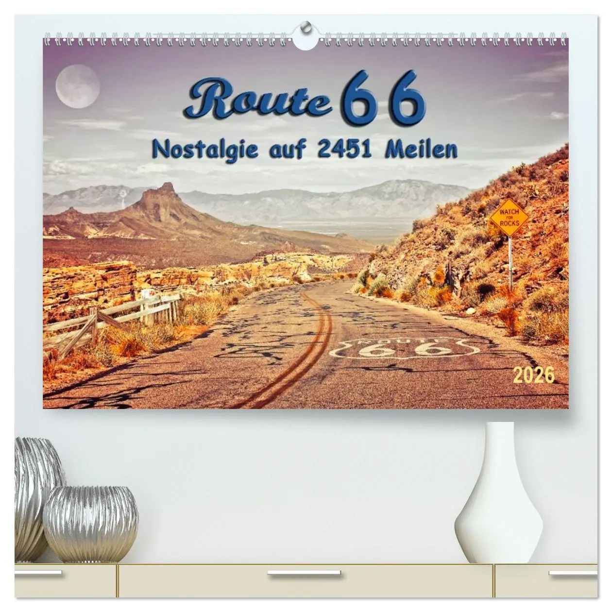 Cover: 9783457955857 | Nostalgie auf 2451 Meilen - Route 66 (hochwertiger Premium...