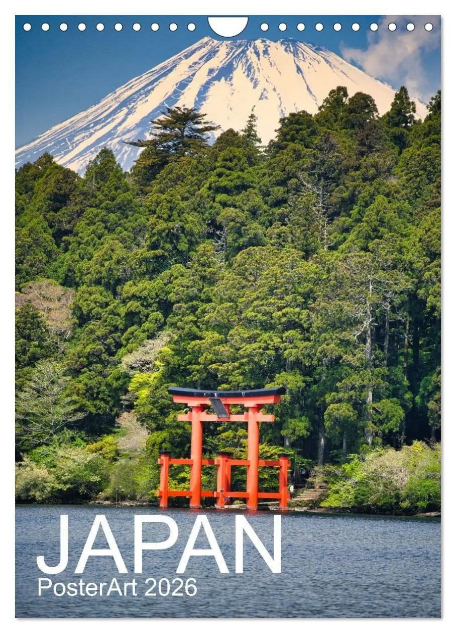 Cover: 9783516735857 | Japan PosterArt 2024 (Wandkalender 2026 DIN A4 hoch), CALVENDO...