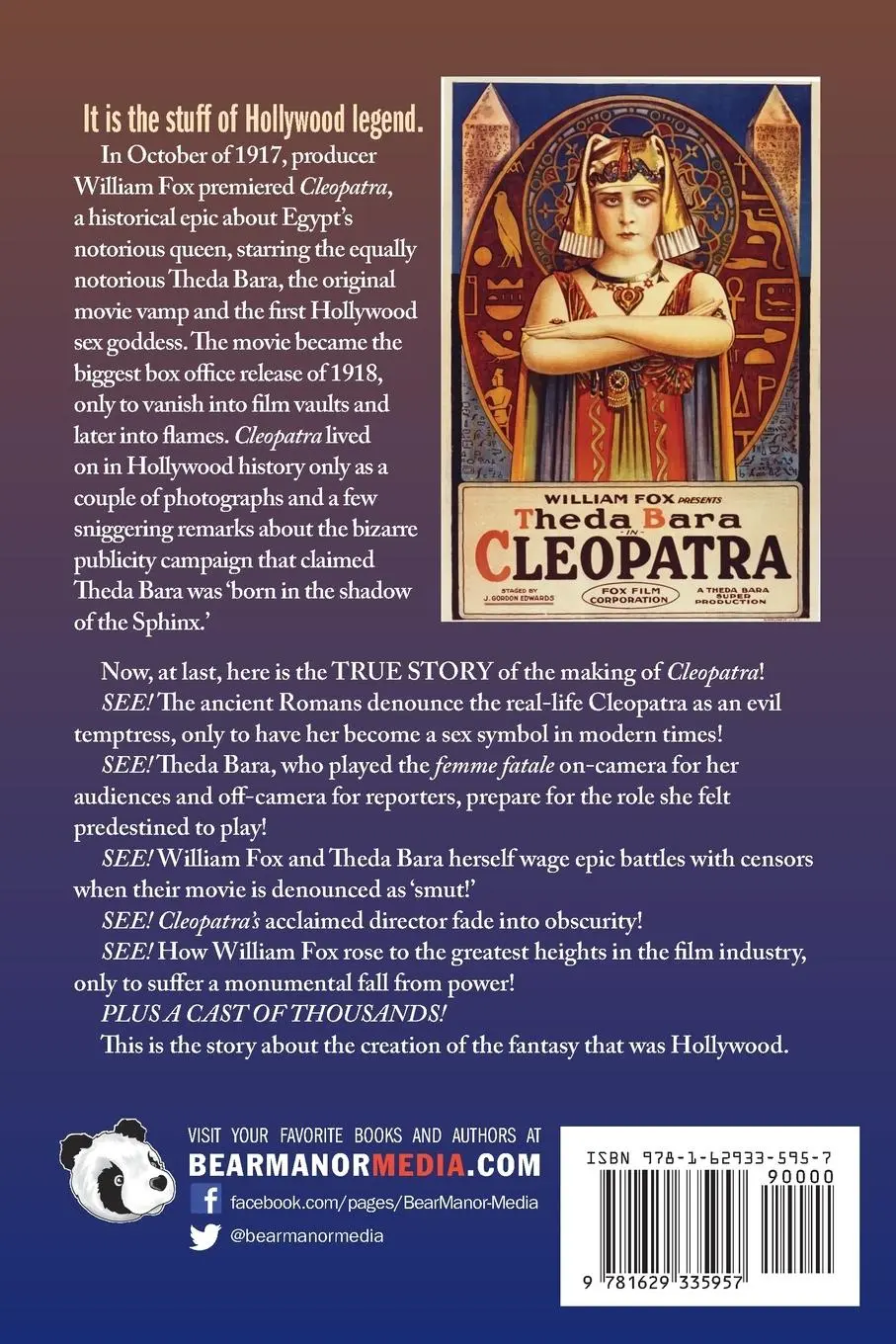 Rückseite: 9781629335957 | Lost Cleopatra | A Tale of Ancient Hollywood | Phillip Dye | Buch