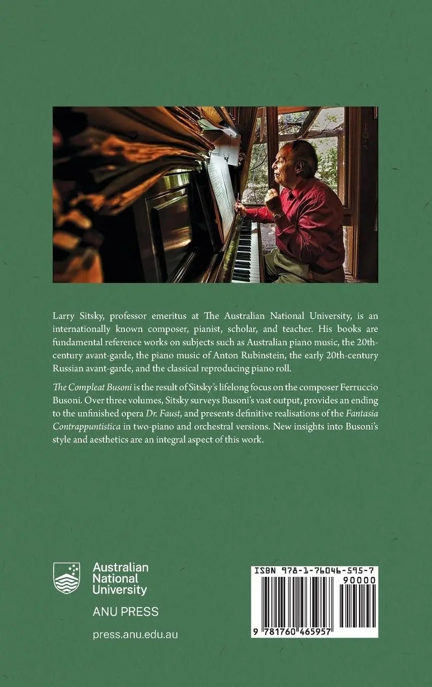 Rückseite: 9781760465957 | The Compleat Busoni, Volume 2 | Larry Sitsky | Buch | Englisch | 2023