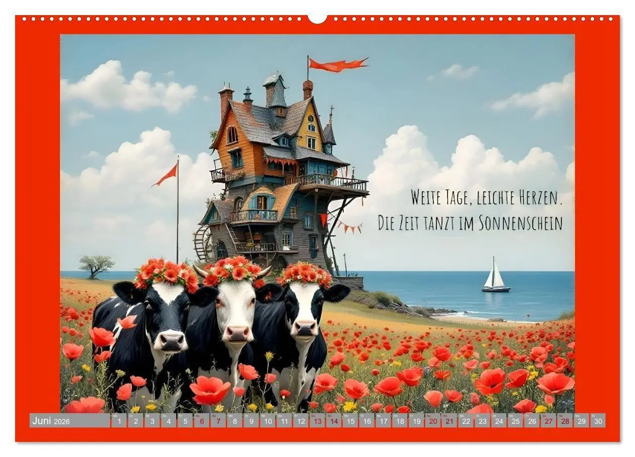 Bild: 9783516655957 | Meergeflunkert (Wandkalender 2026 DIN A2 quer), CALVENDO...