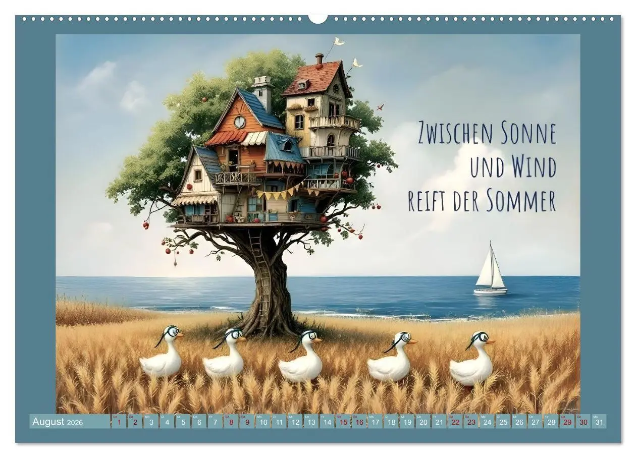 Bild: 9783516655957 | Meergeflunkert (Wandkalender 2026 DIN A2 quer), CALVENDO...