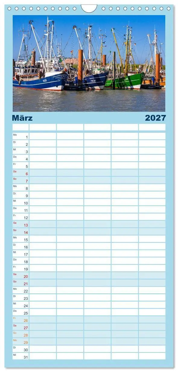 Bild: 9783594325957 | Familienplaner 2027 - Norden-Norddeich. Maritime Orte mit Flair mit...