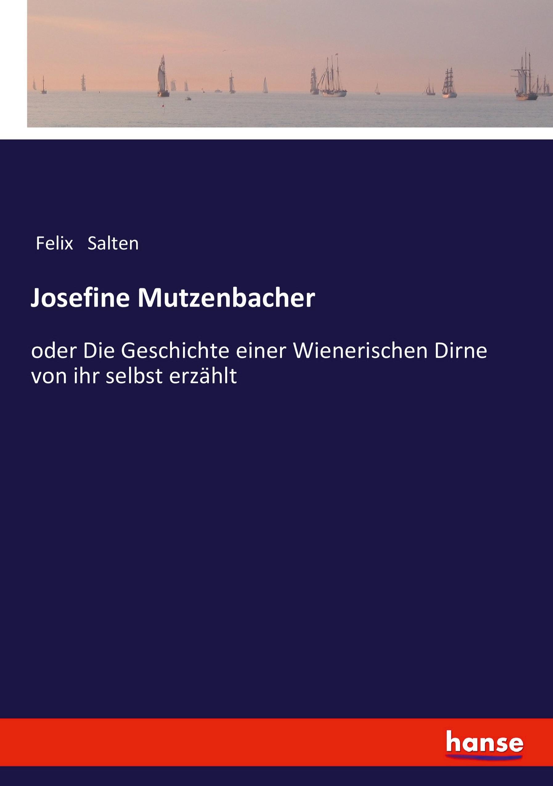 Josefine Mutzenbacher | oder Die Geschichte einer Wienerischen Dirne von ihr selbst erzählt | Felix Salten | Taschenbuch | Paperback | 248 S. | Deutsch | 2021 | hansebooks | EAN 9783337356057 - Salten, Felix