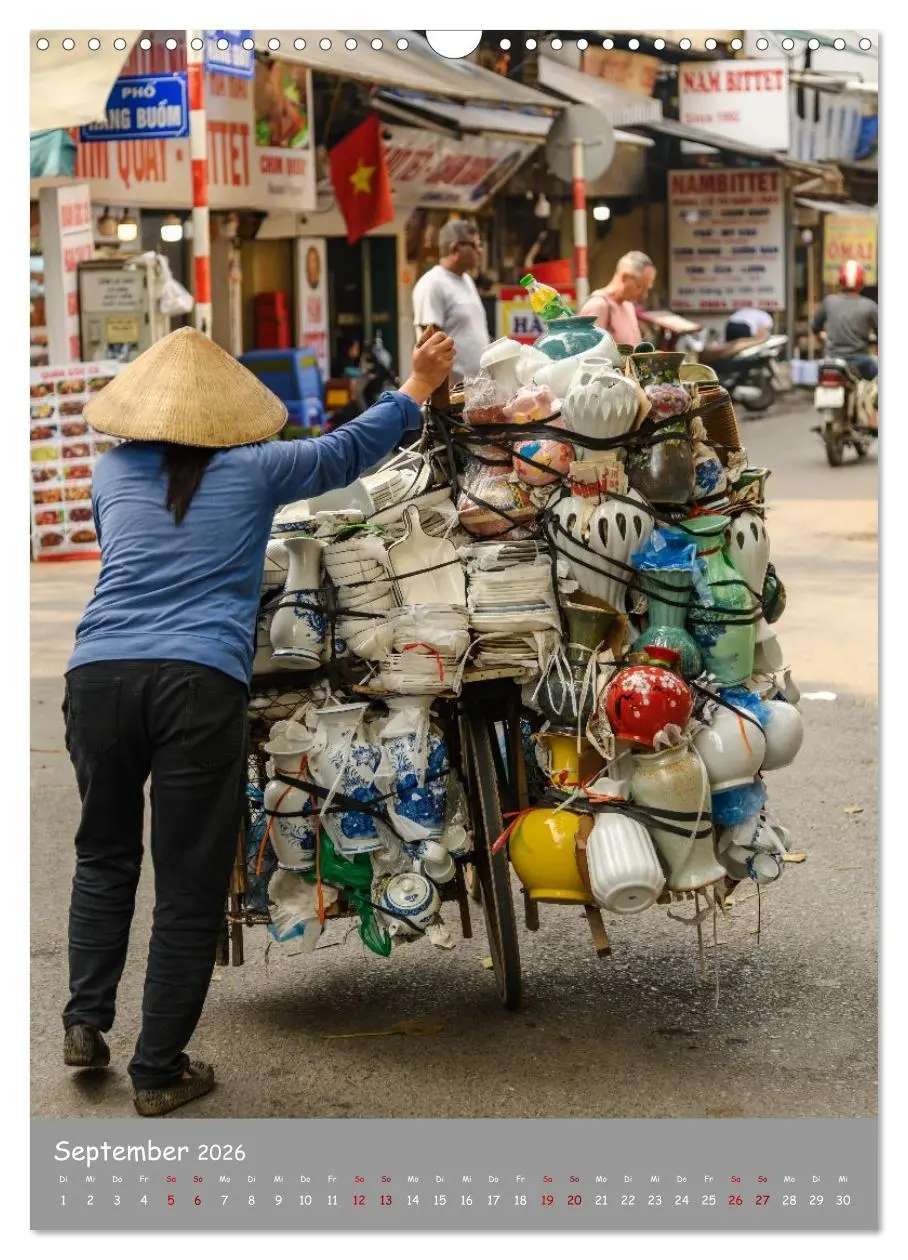 Bild: 9783516096057 | Vietnam Alltag, Farben, Geschichte (Wandkalender 2026 DIN A3 hoch),...