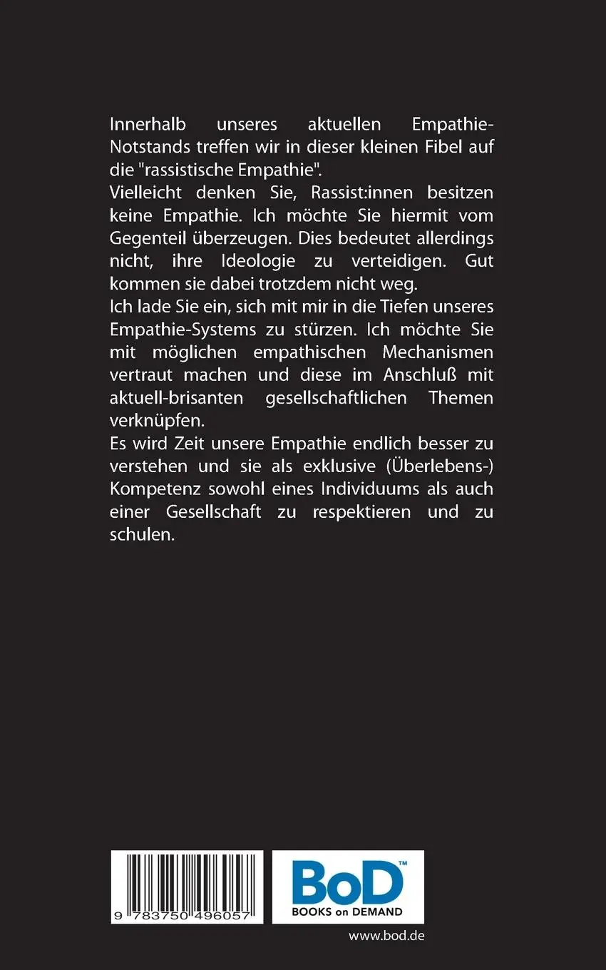 Rückseite: 9783750496057 | Die kleine rassistische Empathie Fibel | Empathie-Kollektiv 2 | Buch