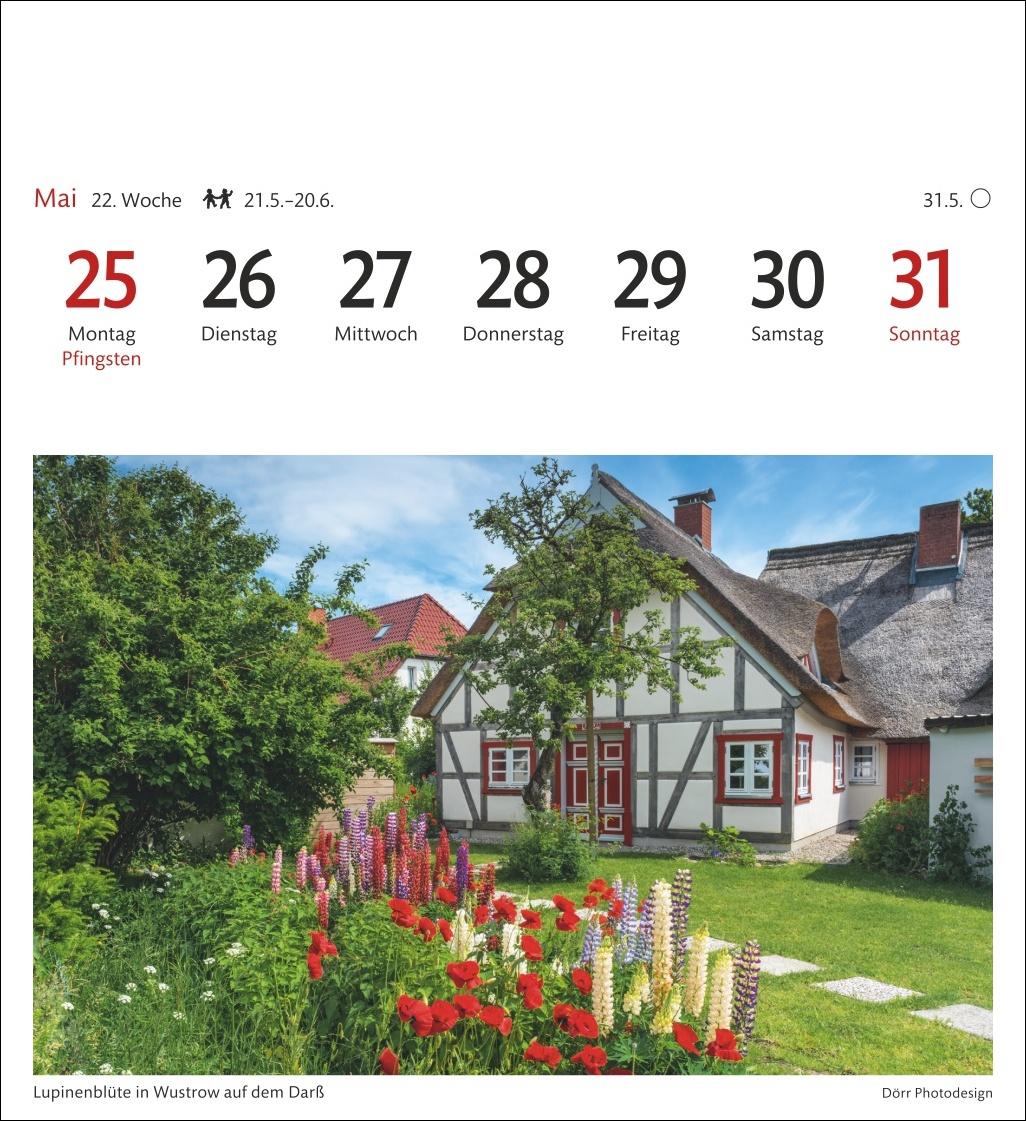 Bild: 9783840036057 | Ostseeküste Sehnsuchtskalender 2026 - Wochenkalender mit 53 Postkarten