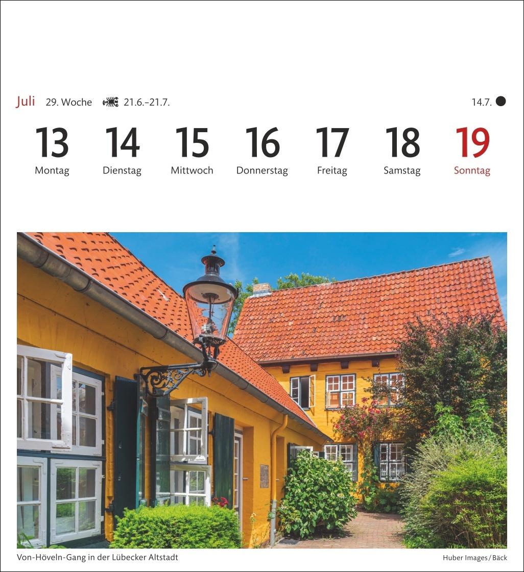 Bild: 9783840036057 | Ostseeküste Sehnsuchtskalender 2026 - Wochenkalender mit 53 Postkarten