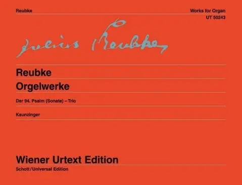 Cover: 9783850556057 | Orgelwerke | Urtext.Orgel allein., Wiener Urtext Edition | Reubke