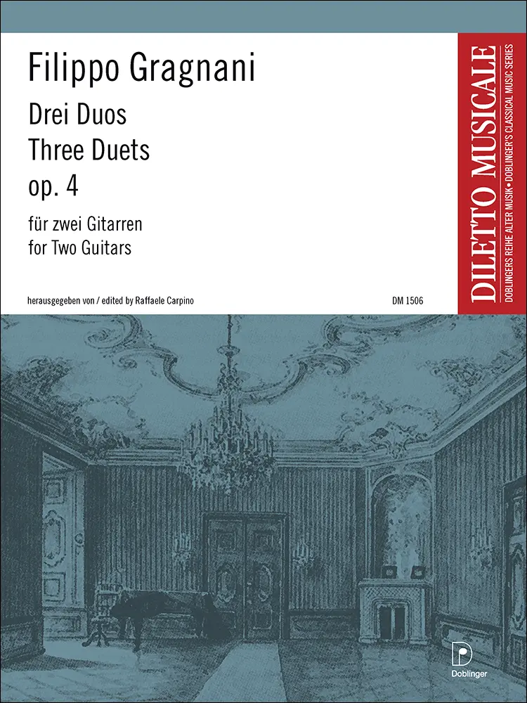 3 Duos op.4 für 2 Gitarren Partitur und Stimmen