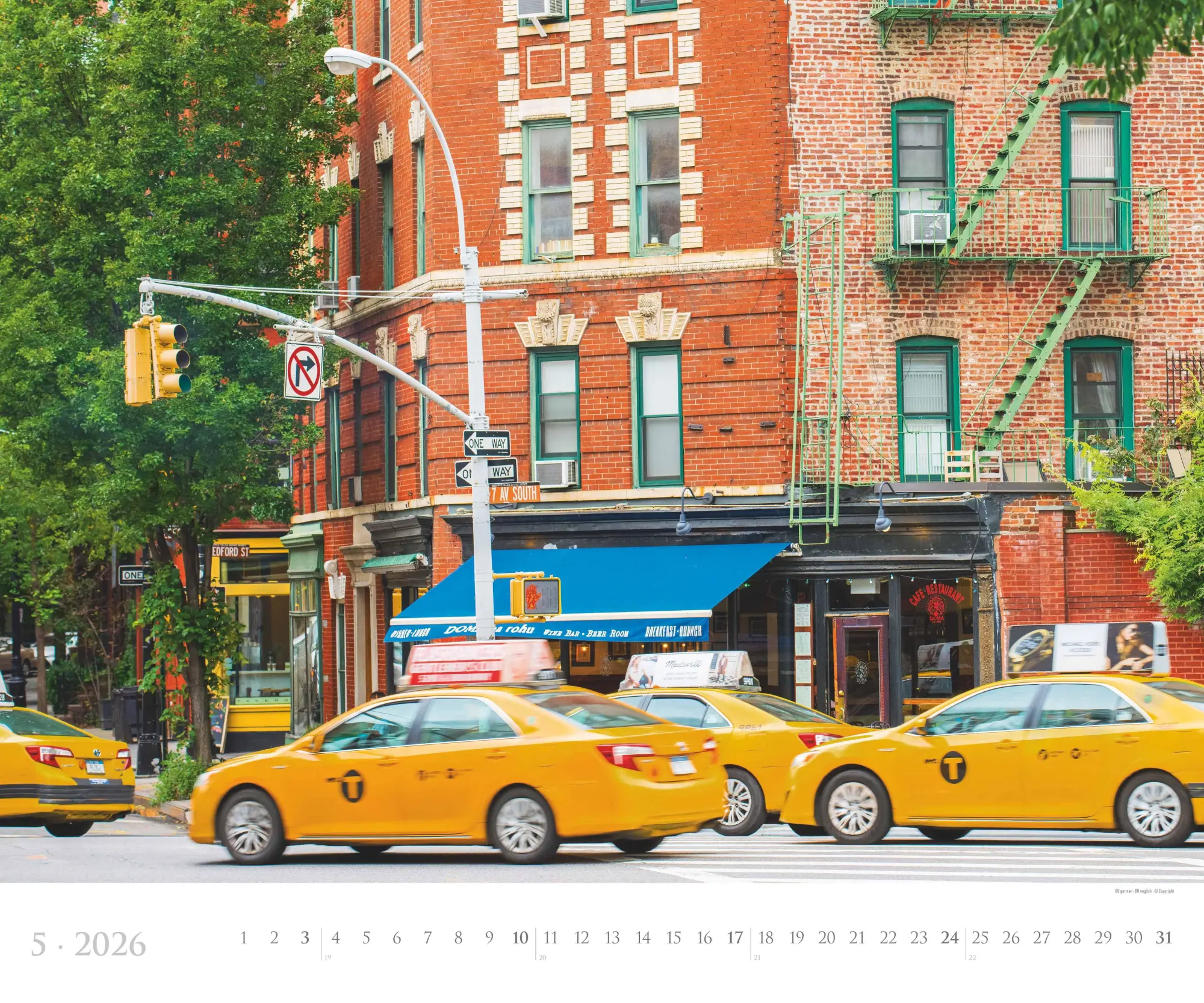 Bild: 4069095006157 | New York 2026 - Städte-Reise-Kalender - Querformat 60 x 50 cm -...