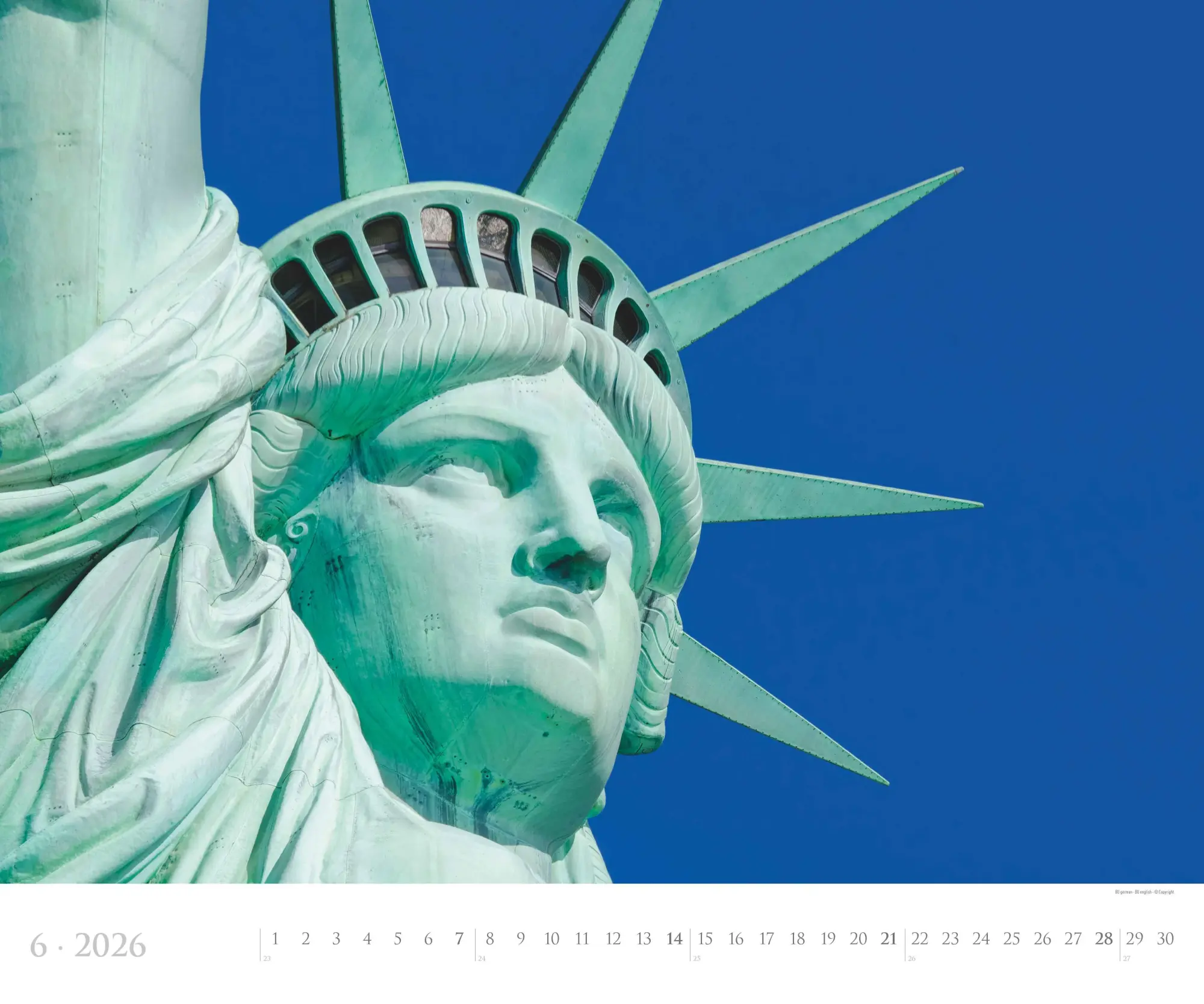 Bild: 4069095006157 | New York 2026 - Städte-Reise-Kalender - Querformat 60 x 50 cm -...