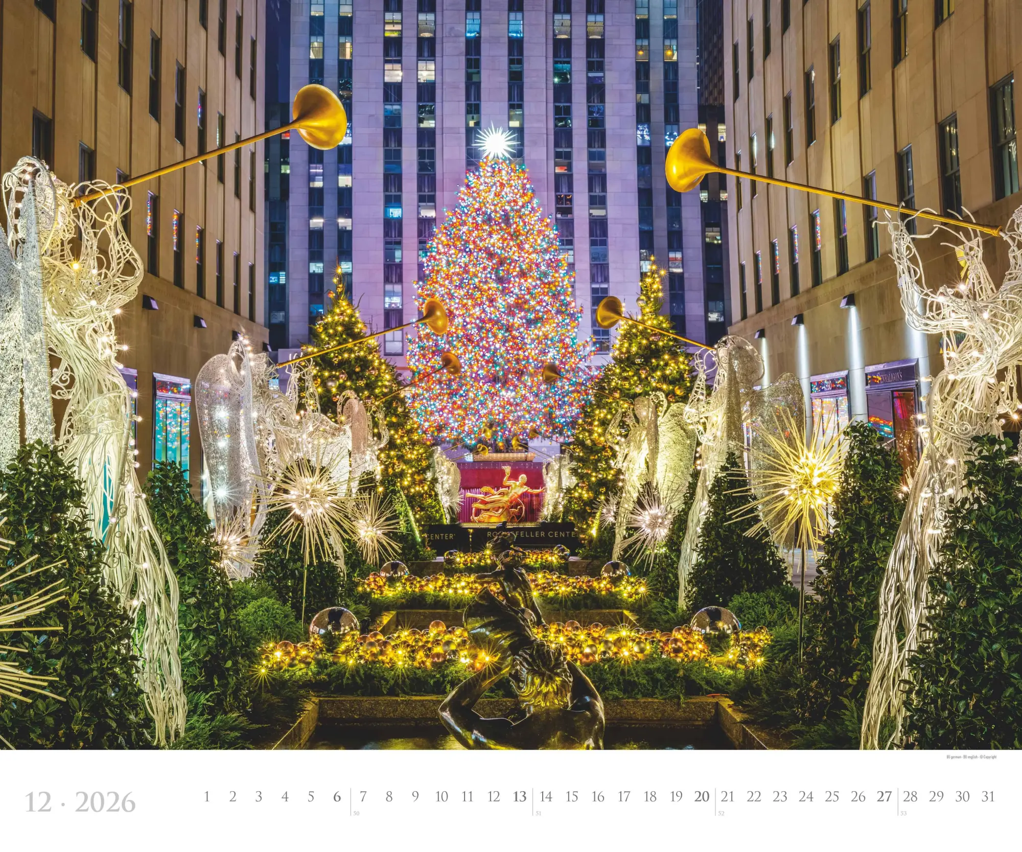 Bild: 4069095006157 | New York 2026 - Städte-Reise-Kalender - Querformat 60 x 50 cm -...