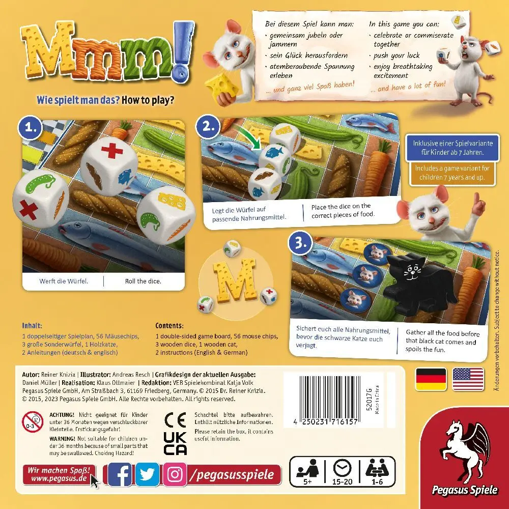 Bild: 4250231716157 | Mmm! (Kinderspiel) | Reiner Knizia | Spiel | In Spielebox | Brettspiel