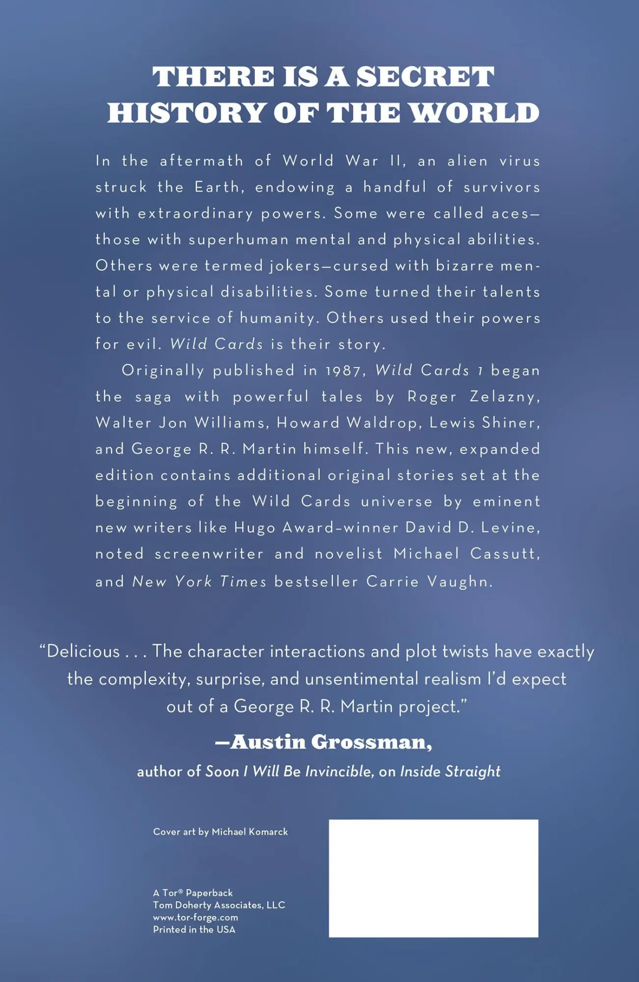 Rückseite: 9780765326157 | Wild Cards I | George R. R. Martin | Taschenbuch | Englisch | 2010