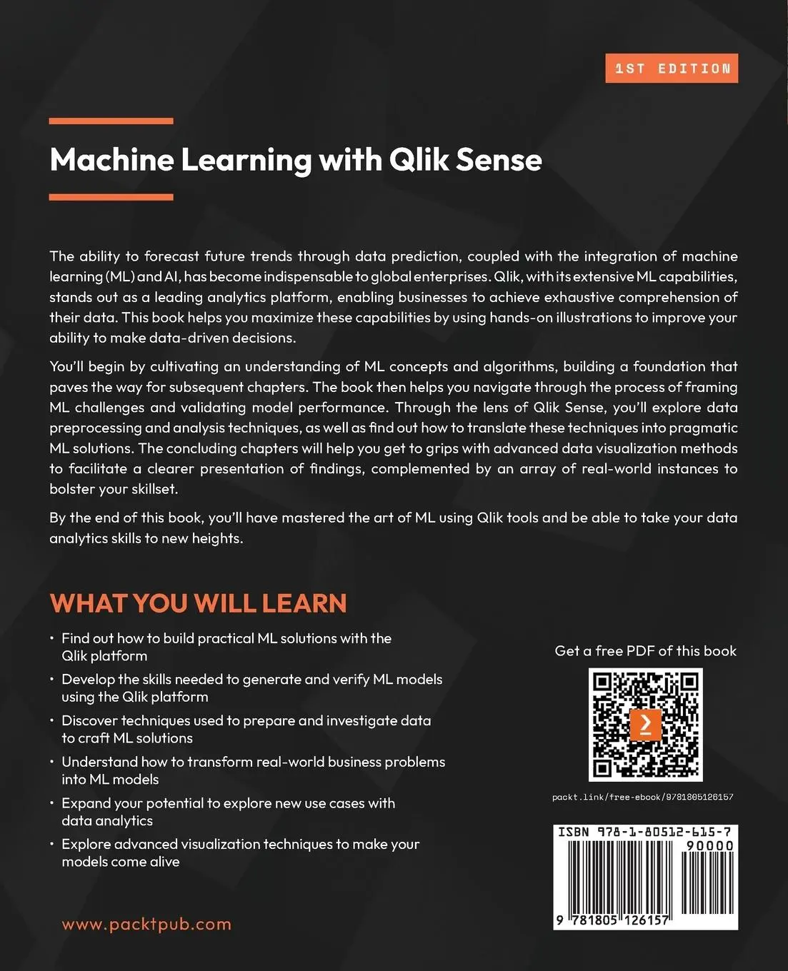 Rückseite: 9781805126157 | Machine Learning with Qlik Sense | Hannu Ranta | Taschenbuch | 2023