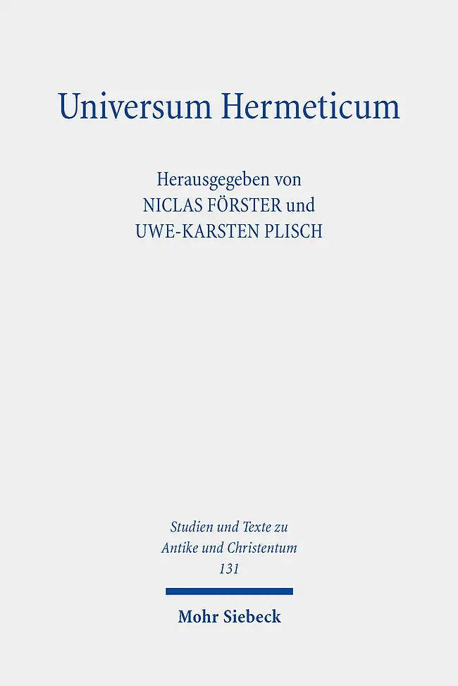 Cover: 9783161576157 | Universum Hermeticum | Niclas Förster (u. a.) | Taschenbuch | IX