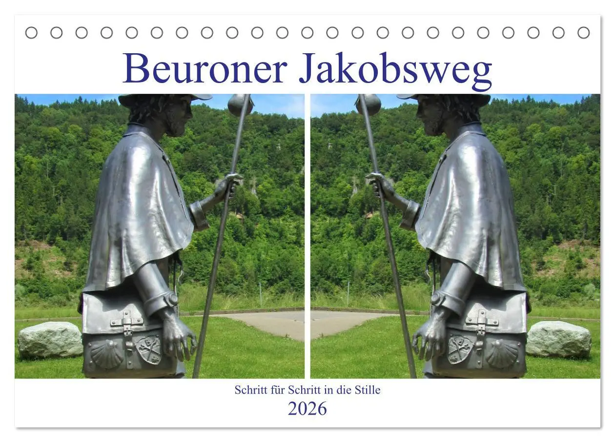 Cover: 9783457446157 | Beuroner Jakobsweg (Tischkalender 2026 DIN A5 quer), CALVENDO...