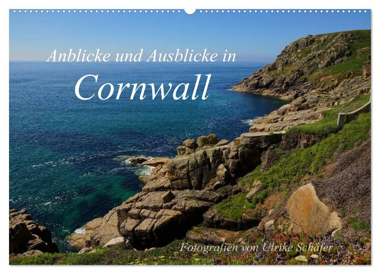 Cover: 9783516086157 | Anblicke und Ausblicke in Cornwall (Wandkalender 2026 DIN A2 quer),...