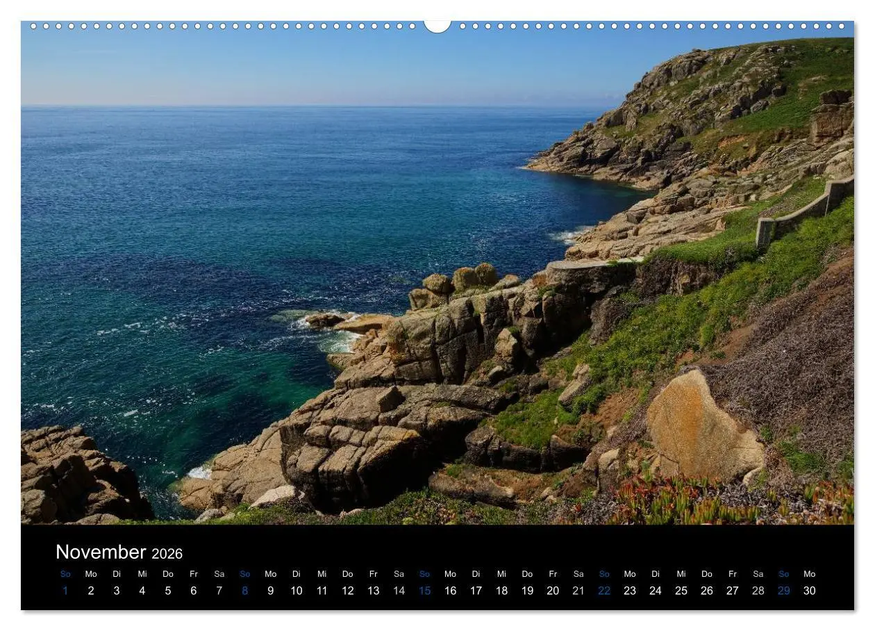 Bild: 9783516086157 | Anblicke und Ausblicke in Cornwall (Wandkalender 2026 DIN A2 quer),...