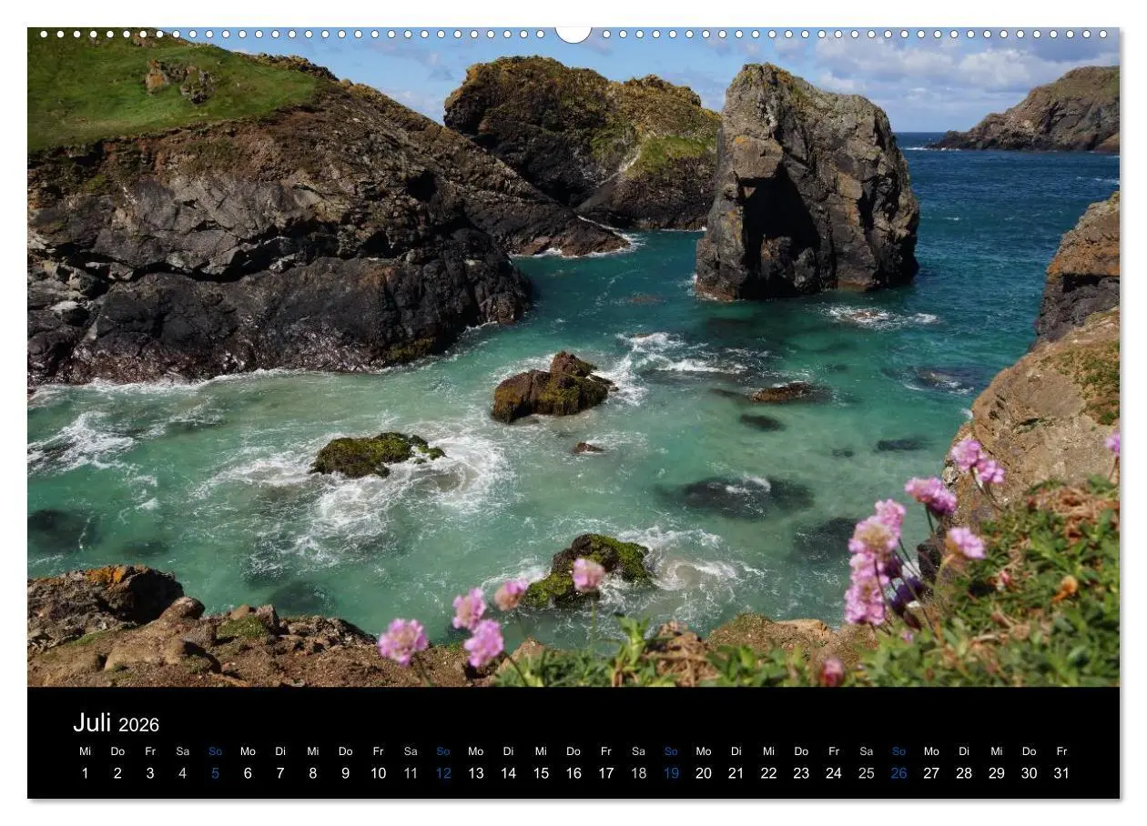 Bild: 9783516086157 | Anblicke und Ausblicke in Cornwall (Wandkalender 2026 DIN A2 quer),...