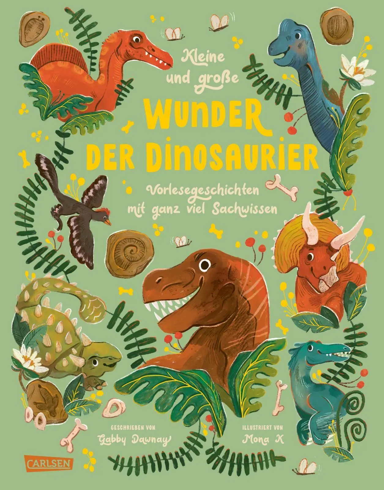Cover: 9783551256157 | Kleine und große Wunder der Dinosaurier | Gabby Dawnay | Buch | 96 S.