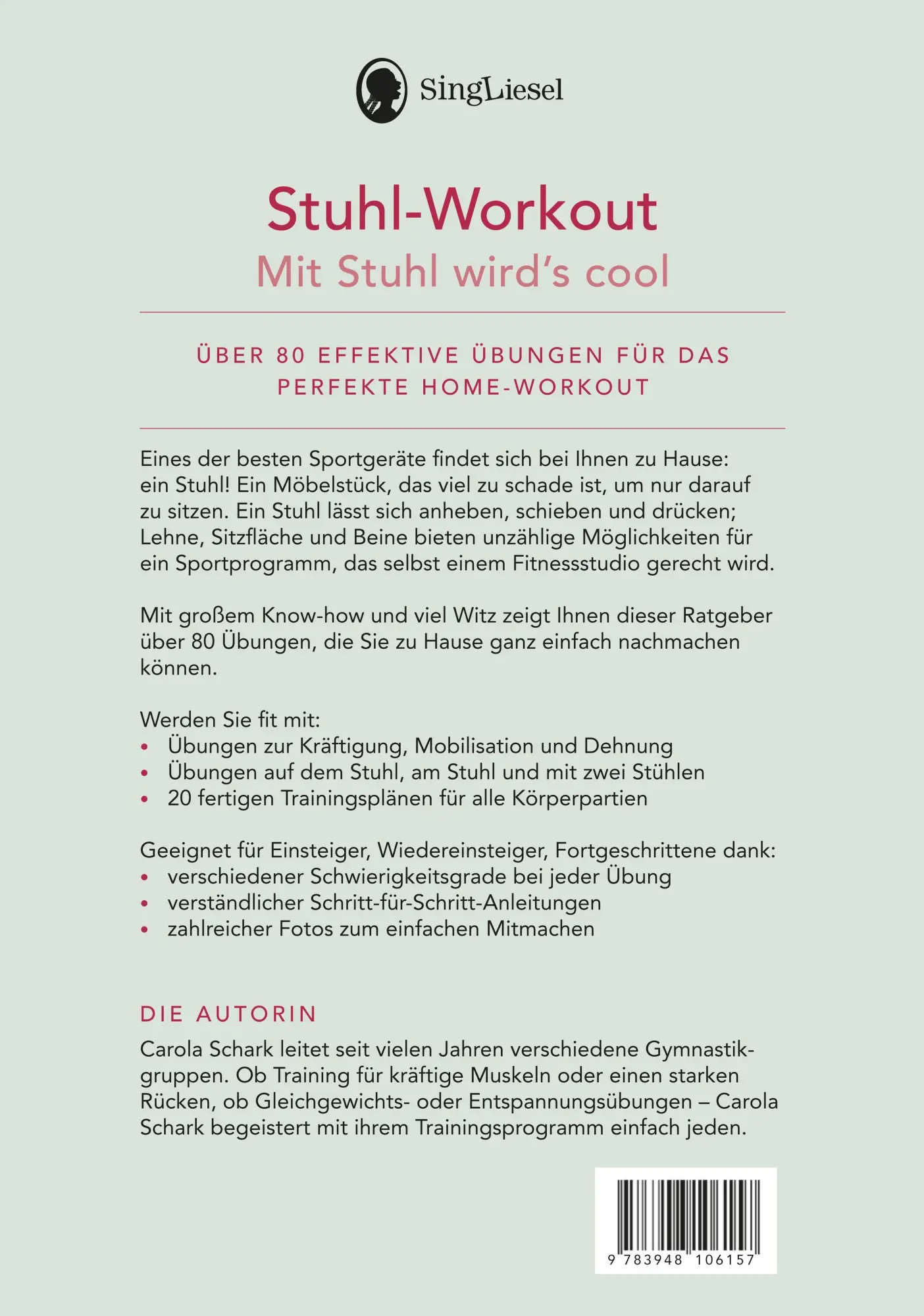 Bild: 9783948106157 | Stuhlworkout für Senioren | Carola Schark | Taschenbuch | 128 S.