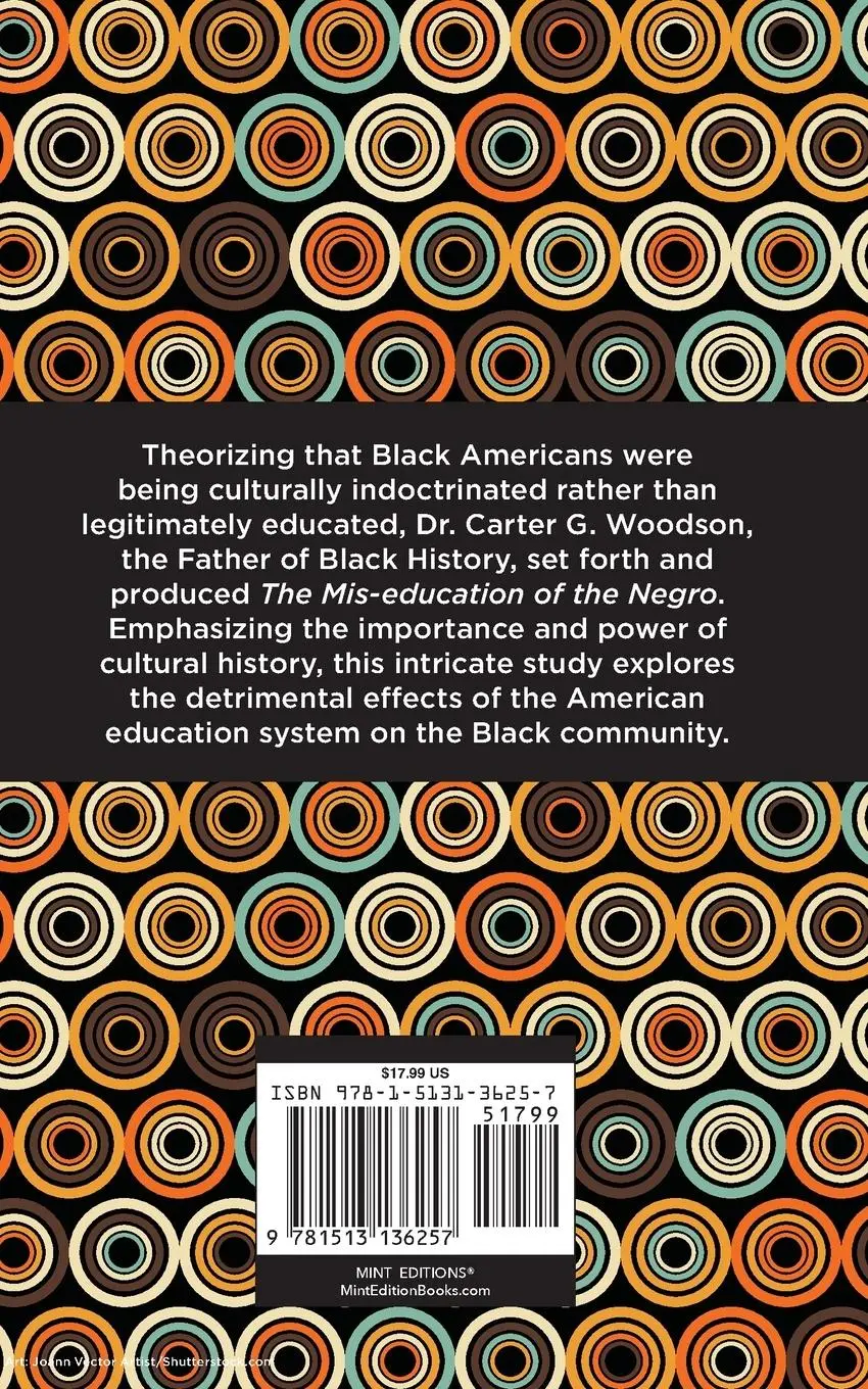 Rückseite: 9781513136257 | The Mis-education of the Negro | Carter G. Woodson | Taschenbuch