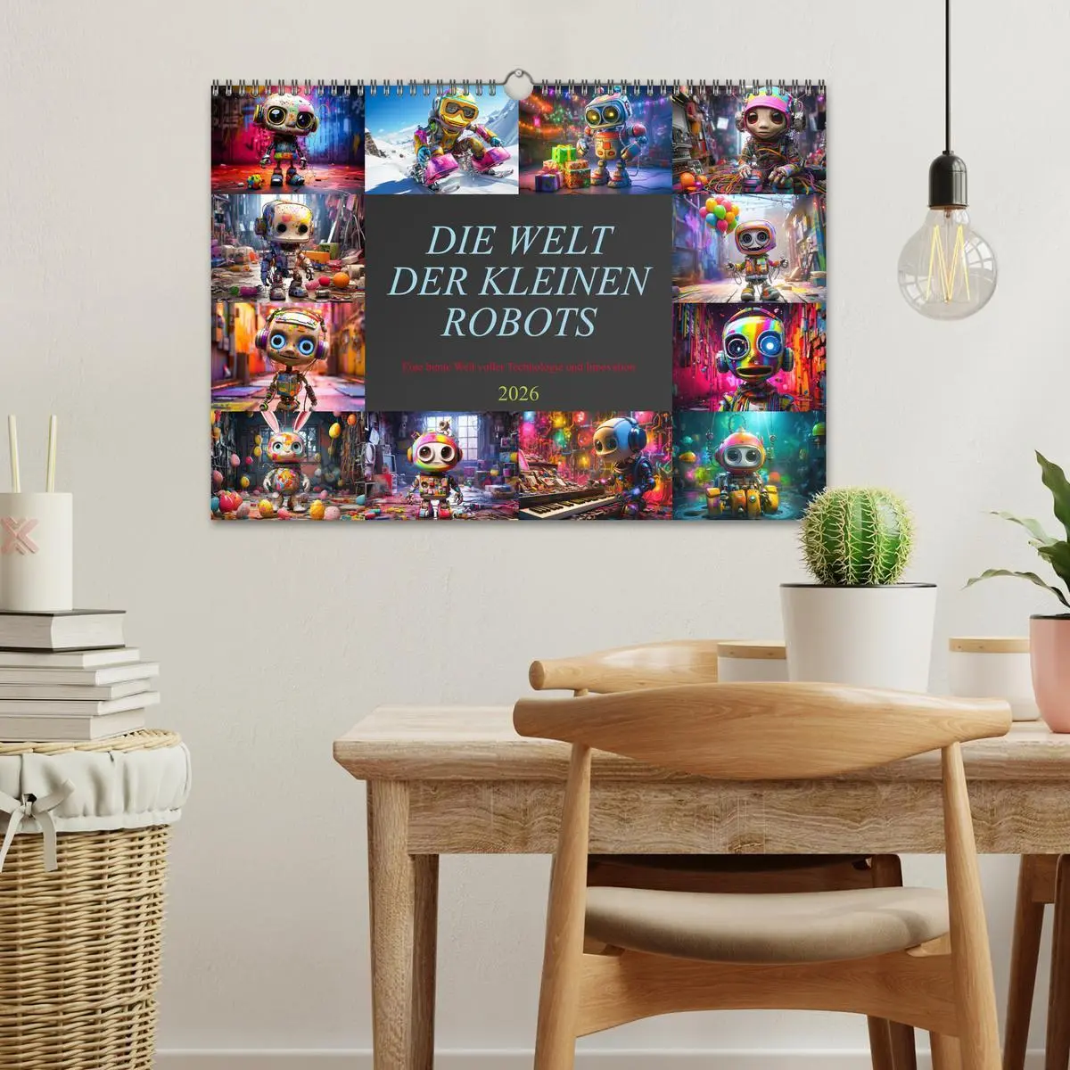 Bild: 9783457506257 | Die Welt der kleinen Robots (Wandkalender 2026 DIN A3 quer),...