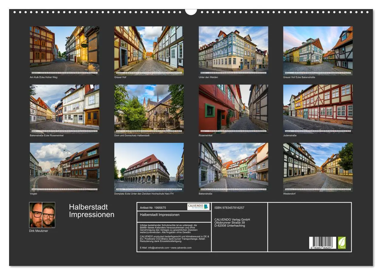 Bild: 9783457816257 | Halberstadt Impressionen (Wandkalender 2026 DIN A2 quer), CALVENDO...