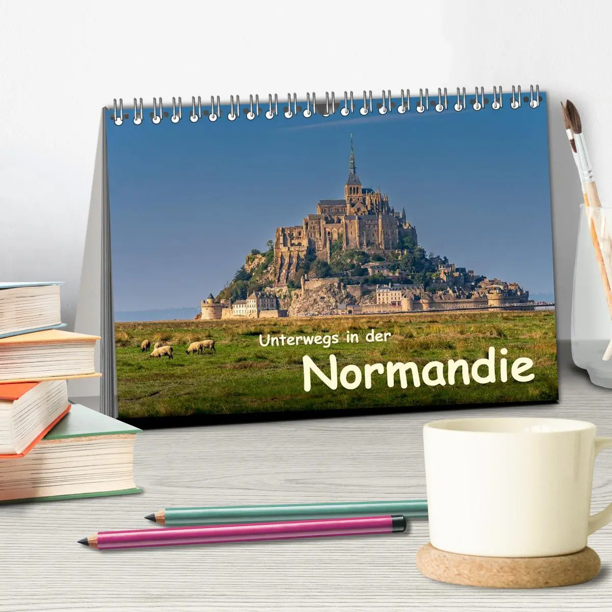 Bild: 9783516216257 | Unterwegs in der Normandie (Tischkalender 2026 DIN A5 quer),...